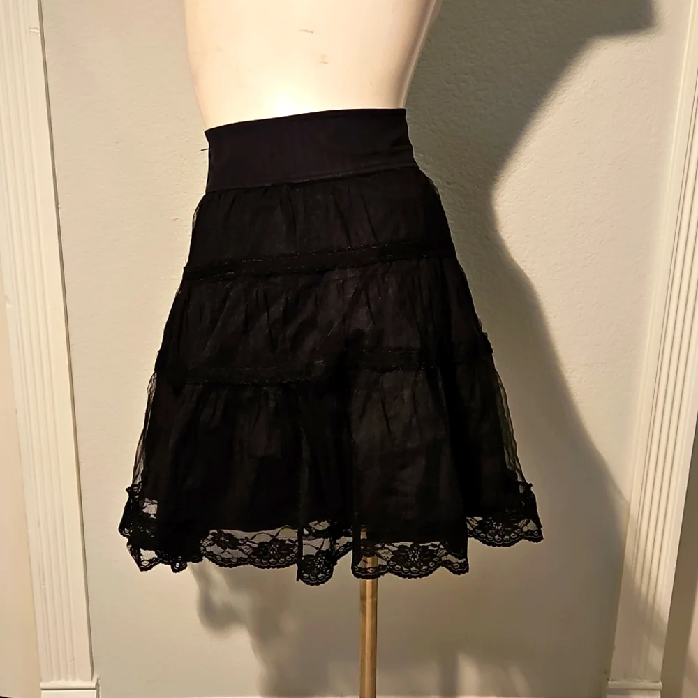 Lip Service Lace Tier Skirt - Picture 6 of 6